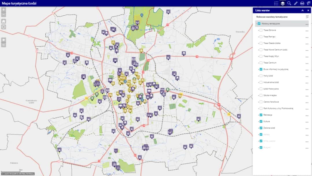 Łódź: Mapa Dzielnic z 10 Najważniejszymi Ulicami Do Odwiedzenia