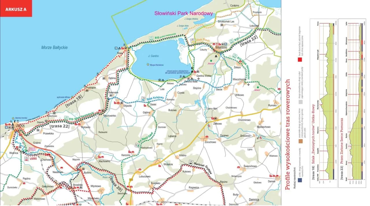 Ścieżki rowerowe Ustka: kompletna mapa tras dla cyklistów