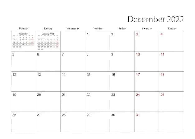 Grudzień z kalendarzem - wyniki trójki w różnych kolorach