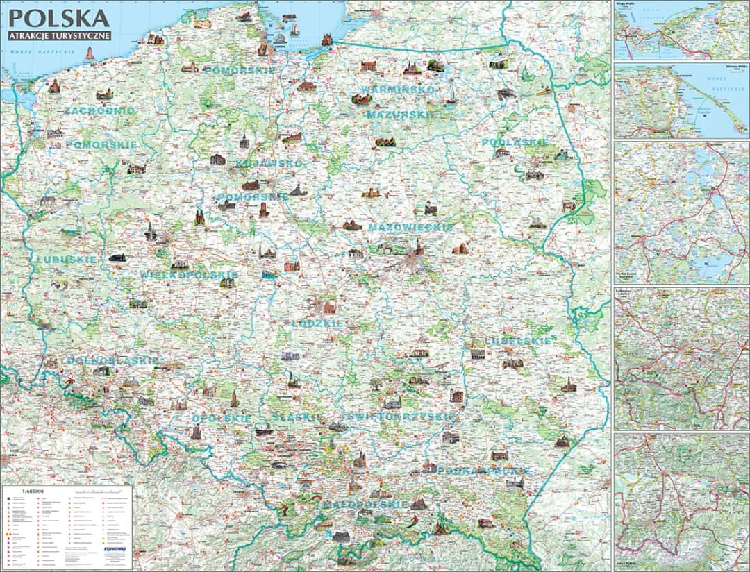 Mapa z atrakcjami turystycznymi: Twój klucz do idealnej podróży