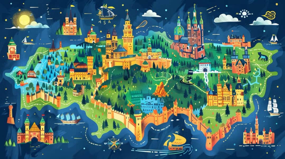 Zamki i Pałace w Polsce: Interaktywna Mapa 20 Historycznych Perełek